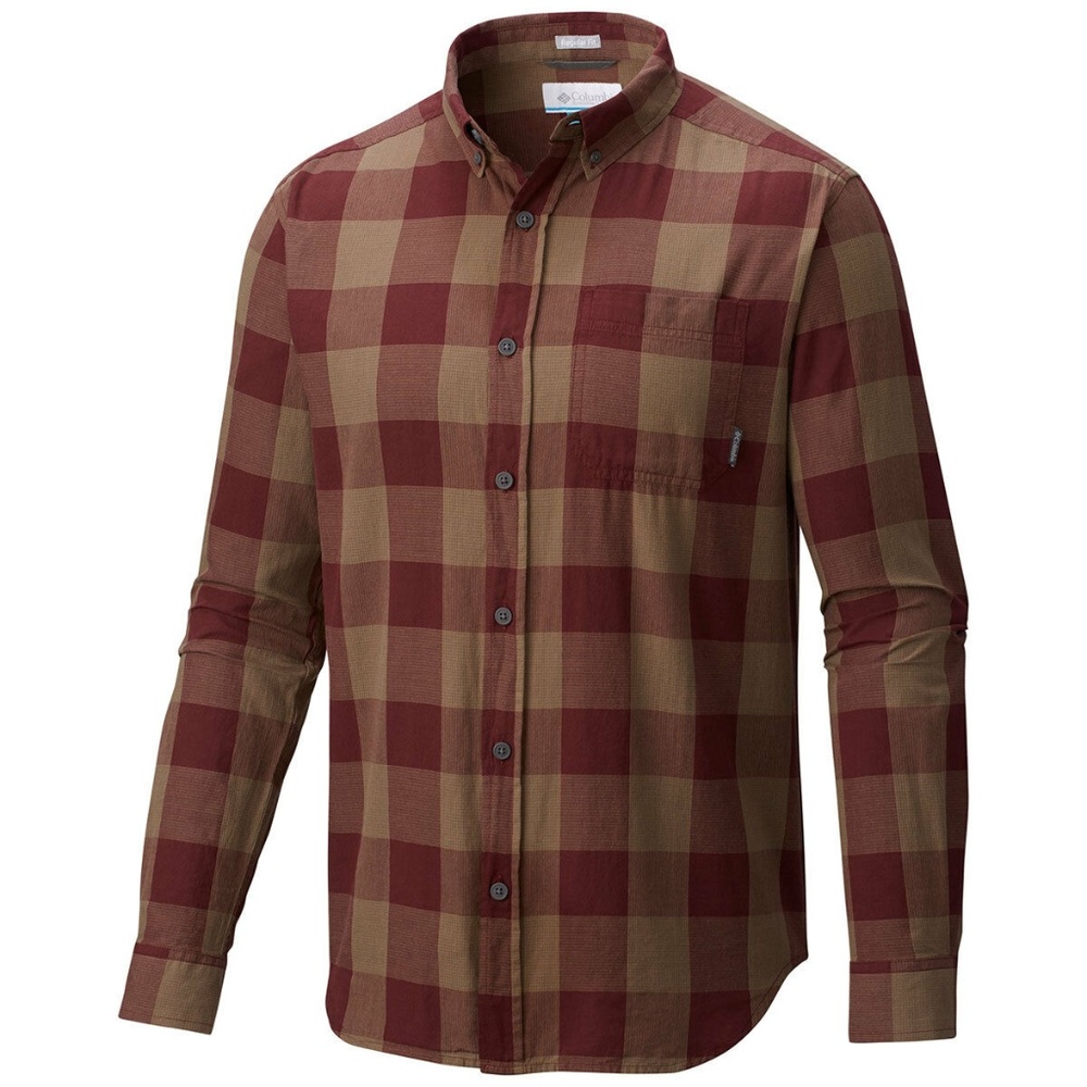 Columbia Mens Size LT Long Sleeve Dress Shirt